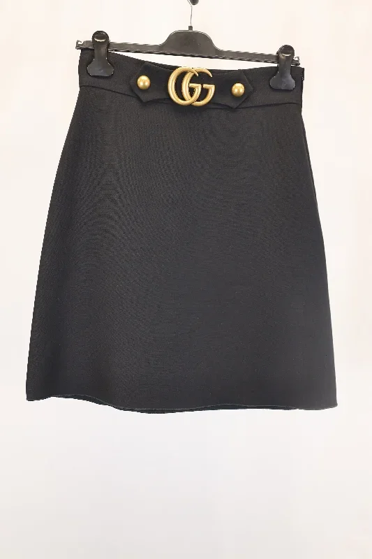 gucci-gg-logo-a-line-skirt-in-black-wool