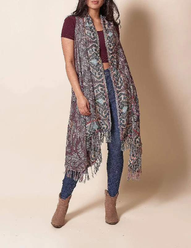 Jaipur Wrap - Dusty Purple - As-Is-Clearance