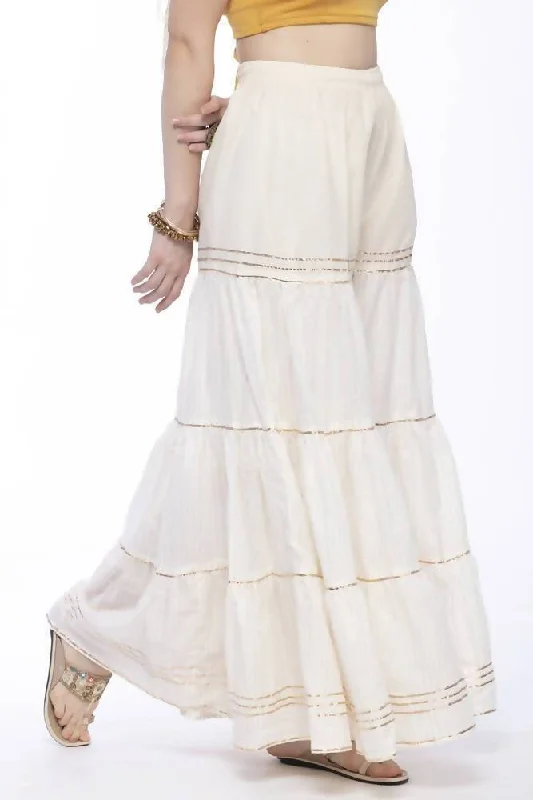 kamal-johar-cotton-off-white-stripe-with-gota-sharara