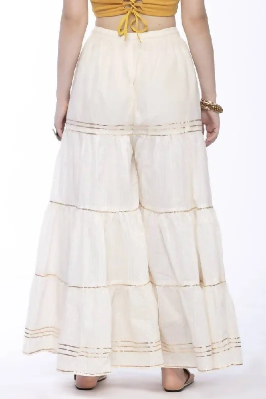 kamal-johar-cotton-off-white-stripe-with-gota-sharara