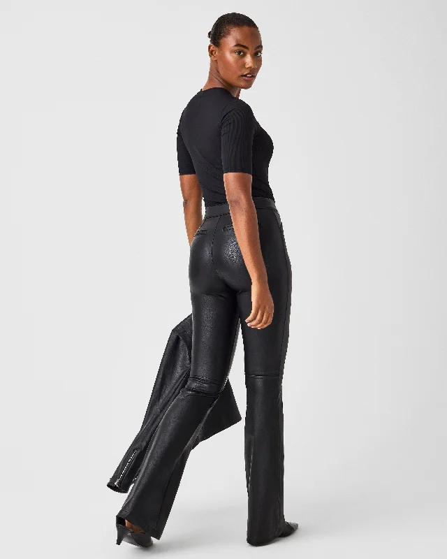 leather-like-flare-pant