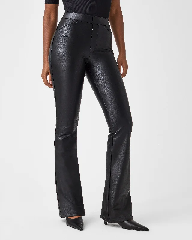 leather-like-flare-pant