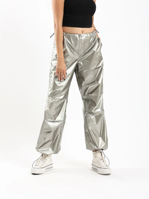 Parachute Pants - Shiny - With Pockets