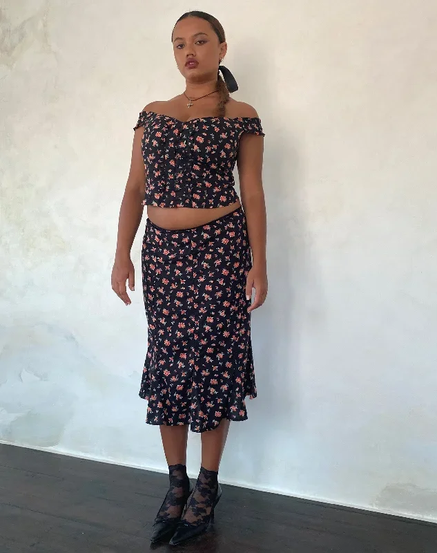 sima-midi-skirt-flowing-roses-black