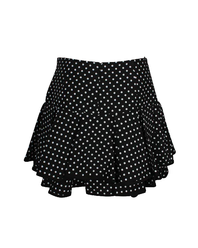 valentino-garavani-tiered-polka-dot-mini-skirt-in-black-wool