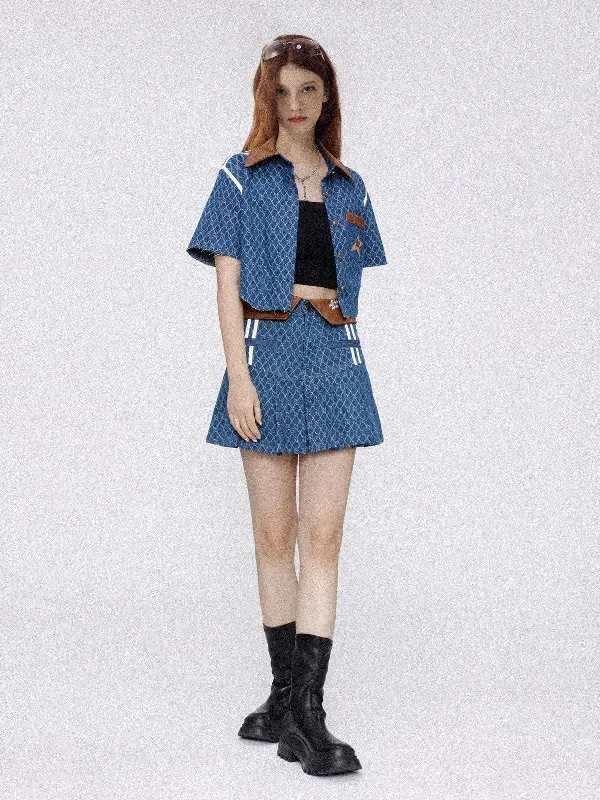 vintage-denim-jacquard-skirt