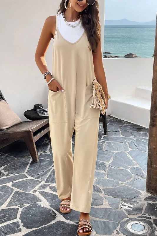 Zuri Stone Slouchy Jumpsuit